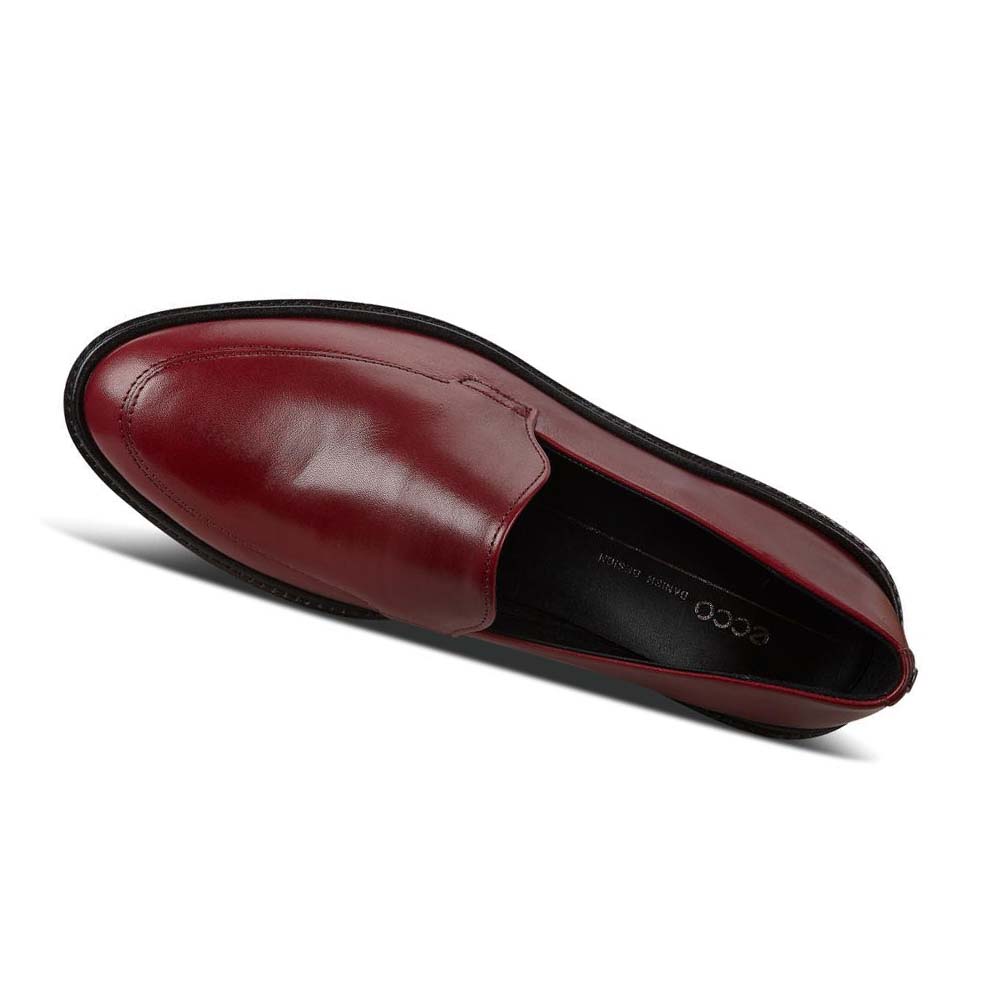 Ecco Incise Tailored Loafers Dame Burgunder | NO 155FDN